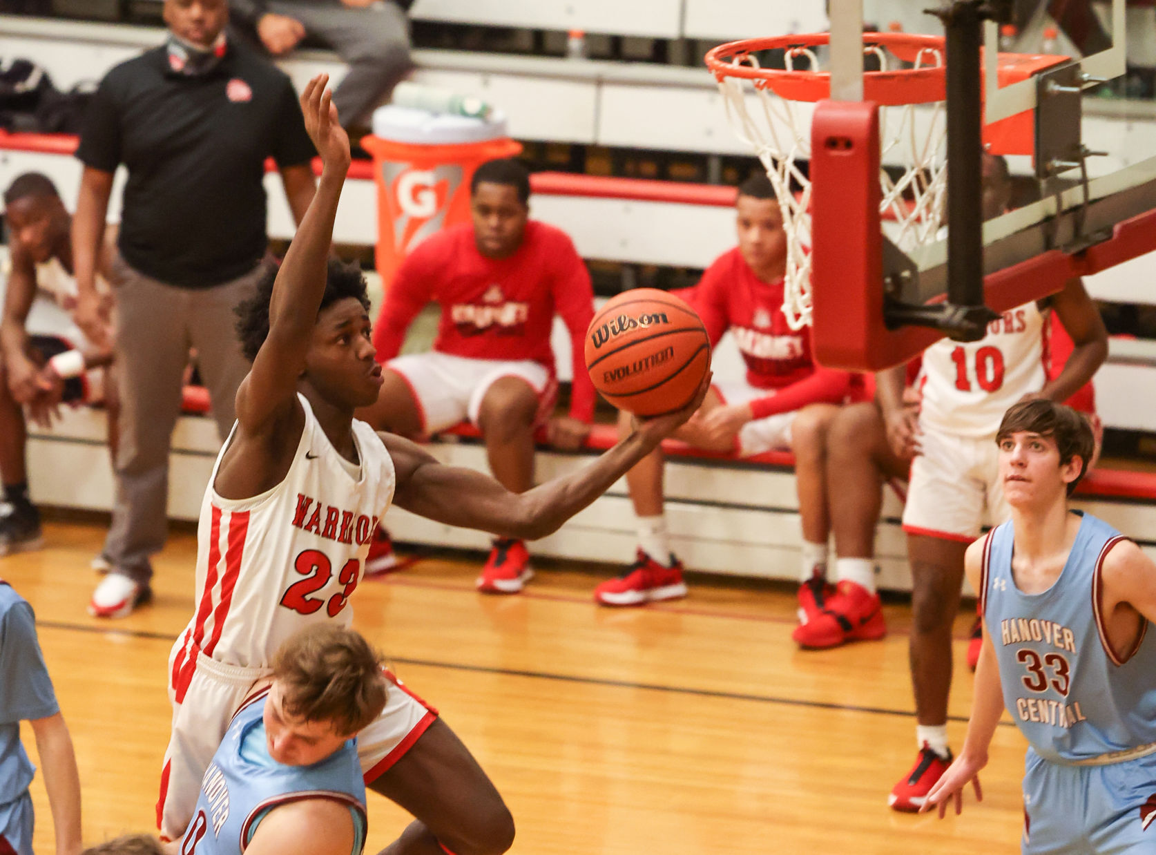 Hanover Central vs Calumet boys basketball
